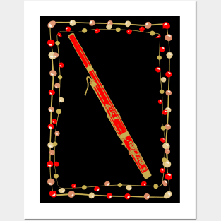 Christmas Bassoon Posters and Art